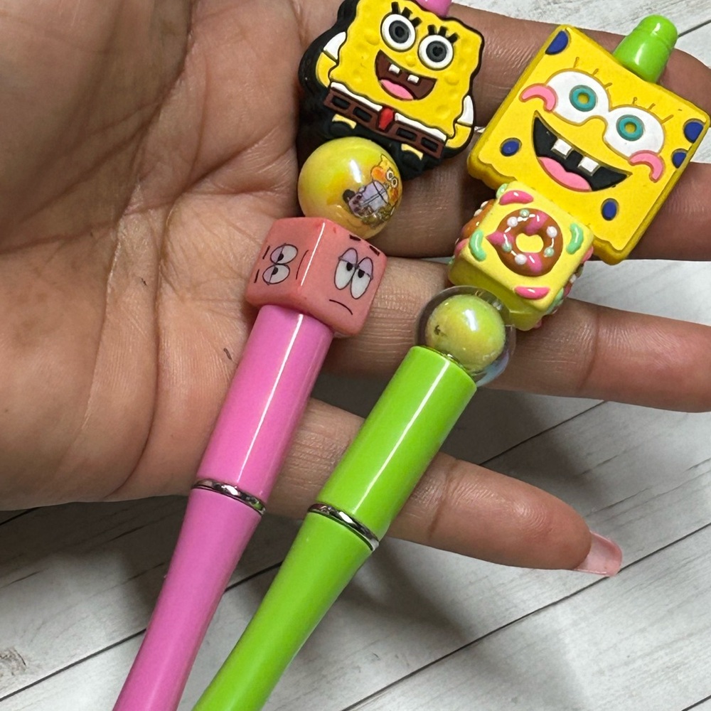 SpongeBob SquarePants Yellow and Pink Pens